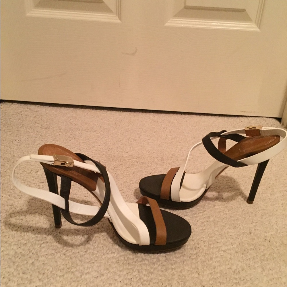 Christian Dior color block leather slingback 37.5 - Picture 7 of 16